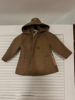 F&F UK Toddler Peacoat in Classic Camel- Size 2-3Y